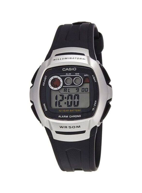 Casio Youth Digital Watch for Men with Resin Band, Splash Resistant, W-210-1AVDF, Black/Grey
Casio Youth Digital Watch for Men with Resin Band, Splash Resistant, W-210-1AVDF, Black/Grey