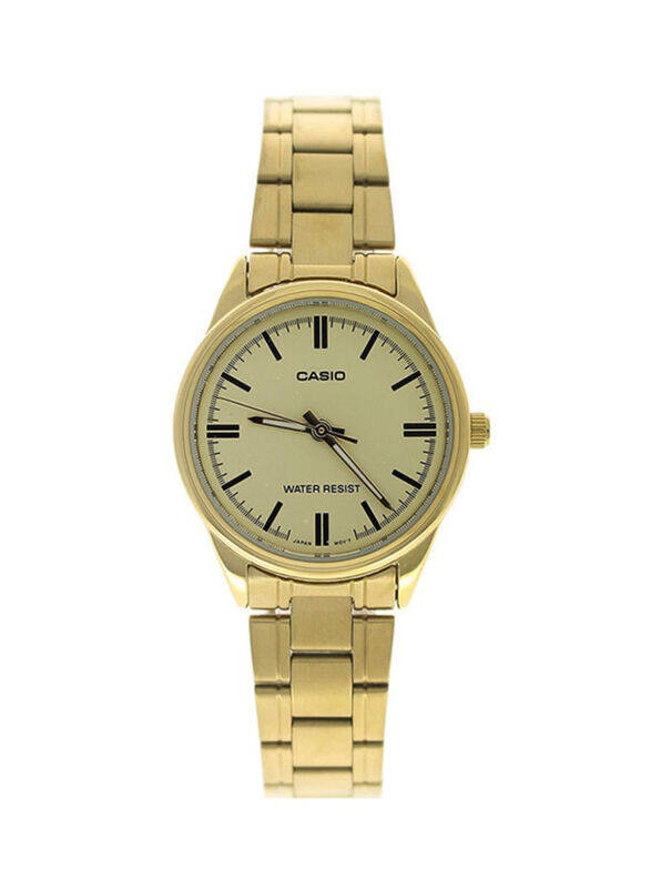 Casio Dress Analog Watch for Women with Stainless Steel Band, Water Resistant, LTP-V005G-9AUDF, Gold-Beige
Casio Dress Analog Watch for Women with Stainless Steel Band, Water Resistant, LTP-V005G-9AUDF, Gold-Beige