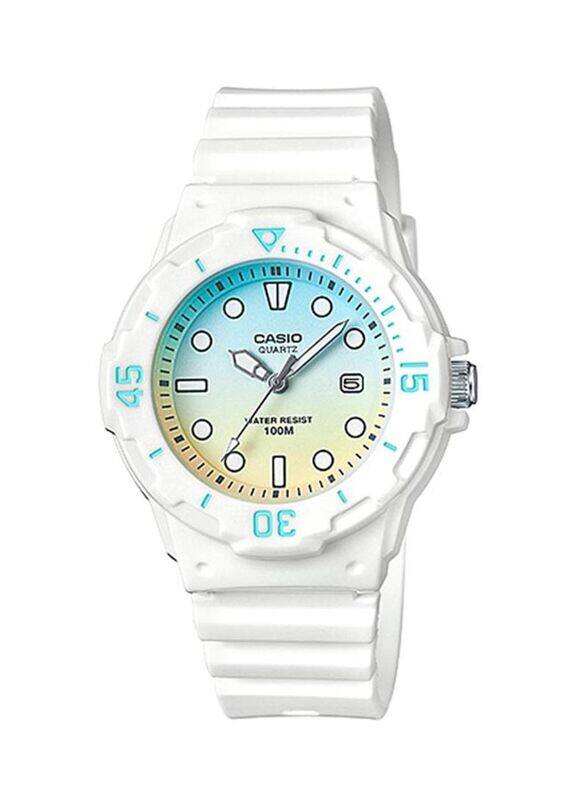 Casio Analog Watch for Women with Resin Band, Water Resistant, LRW-200H-2E2VDF, White/Blue-Yellow
Casio Analog Watch for Women with Resin Band, Water Resistant, LRW-200H-2E2VDF, White/Blue-Yellow