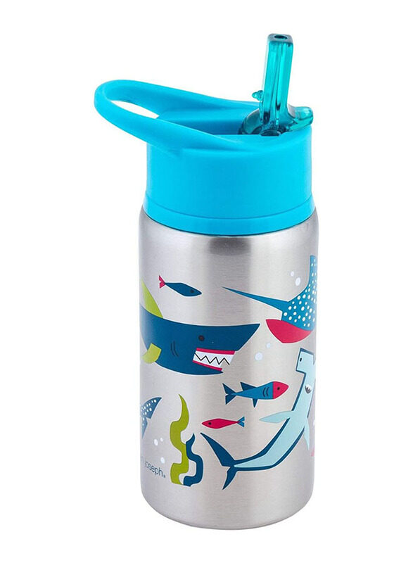 Stephen Joseph Shark Stainless Steel Water Bottles, 532ml, 3+ Years, Silver/Blue
Stephen Joseph Shark Stainless Steel Water Bottles, 532ml, 3+ Years, Silver/Blue