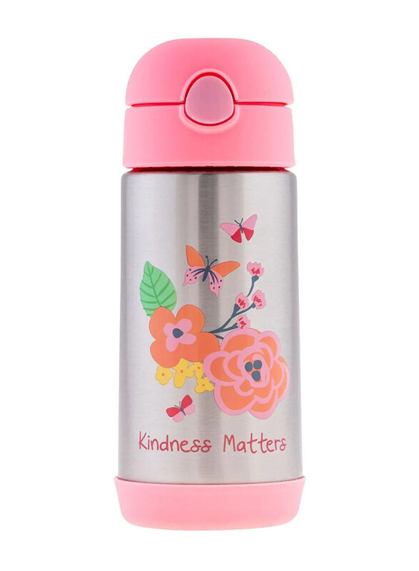 Stephen Joseph Floral Double Wall Stainless Steel Bottles, 350ml, 5+ Years, Silver/Pink
Stephen Joseph Floral Double Wall Stainless Steel Bottles, 350ml, 5+ Years, Silver/Pink