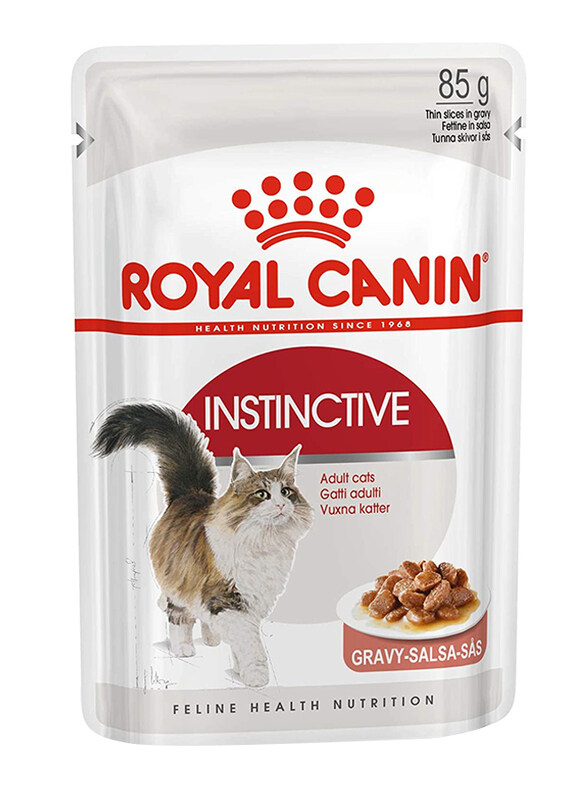 Royal Canin Feline Health Nutrition Instinctive Wet Gravy Cat Food for Adult, 12 x 85g
Royal Canin Feline Health Nutrition Instinctive Wet Gravy Cat Food for Adult, 12 x 85g