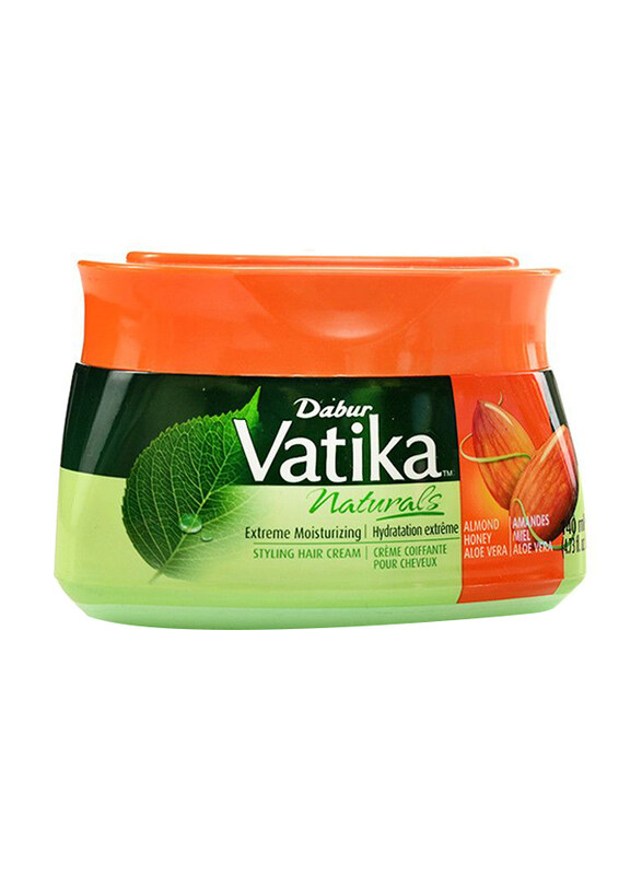 Dabur Vatika Extreme Moisturing Styling Hair Cream for Dry/Frizzy/Coarse Hair, 210gm
Dabur Vatika Extreme Moisturing Styling Hair Cream for Dry/Frizzy/Coarse Hair, 210gm