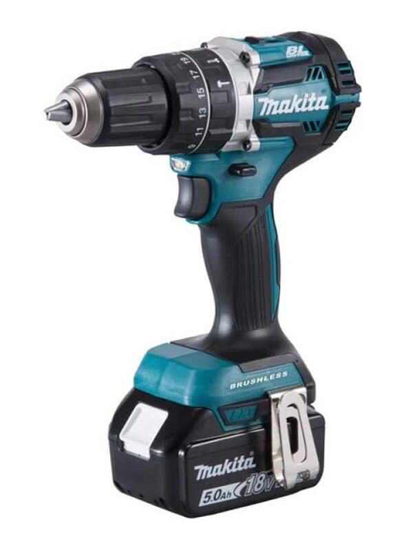 Makita LXT Brushless Combi Drill Complete with 2 x 5.0 Ah Li-Ion Batteries and Charger in A Makpac Case, DHP484RTJ, Teal/Black
Makita LXT Brushless Combi Drill Complete with 2 x 5.0 Ah Li-Ion Batteries and Charger in A Makpac Case, DHP484RTJ, Teal/Black