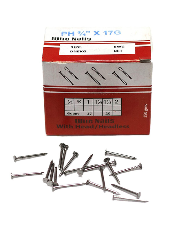 Kannesman 2.54cm x 43.18cm Screws/Pins Lost Head Measuring for Carpentry & Wood Work, 25 Piece, Silver
Kannesman 2.54cm x 43.18cm Screws/Pins Lost Head Measuring for Carpentry & Wood Work, 25 Piece, Silver