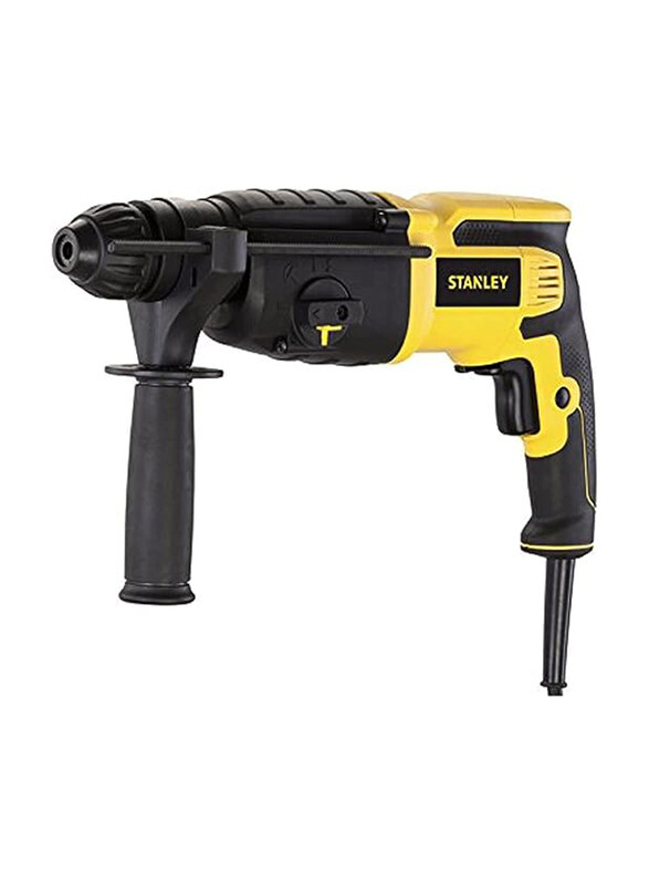Stanley Corded 3 Mode SDS-Plus Hammer 26mm 800W with Kitbox, STHR263K-B5, Yellow/Black
Stanley Corded 3 Mode SDS-Plus Hammer 26mm 800W with Kitbox, STHR263K-B5, Yellow/Black