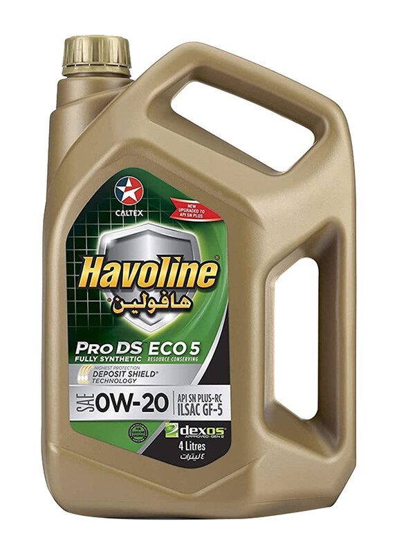 Caltex Gasoline Engine Oil Havoline Pro Ds Fully Synthetic Eco 5 Sae 0W-20, 4L
Caltex Gasoline Engine Oil Havoline Pro Ds Fully Synthetic Eco 5 Sae 0W-20, 4L