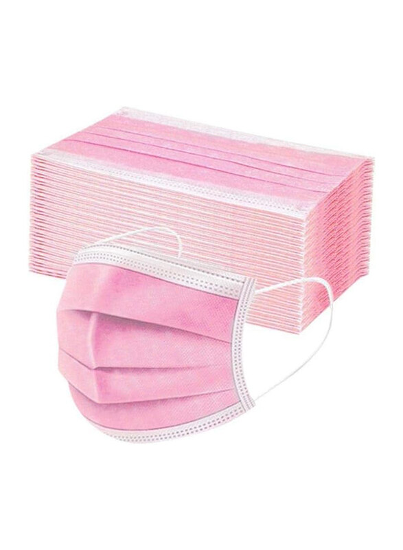 LQQ 3 Layer Face Protection Surgical Hygiene Disposable Face Mask, Pink, 50 Pieces
LQQ 3 Layer Face Protection Surgical Hygiene Disposable Face Mask, Pink, 50 Pieces