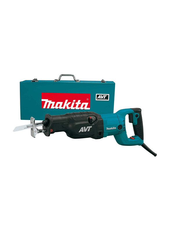Makita Corded Reciprosage Cutter, 550mm x 130mm x 310mm, 1.510W, JR3070CT, Blue/Black
Makita Corded Reciprosage Cutter, 550mm x 130mm x 310mm, 1.510W, JR3070CT, Blue/Black