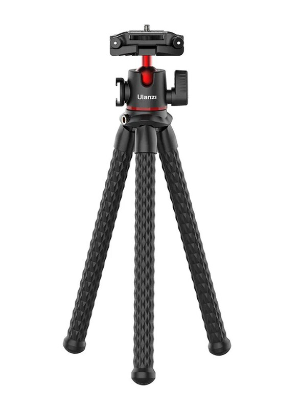 Generic Ulanzi MT-33 Multifunctional Flexible Mini Octopus Tripod for Cameras and Smartphones with Cold Shoe, Black
Generic Ulanzi MT-33 Multifunctional Flexible Mini Octopus Tripod for Cameras and Smartphones with Cold Shoe, Black