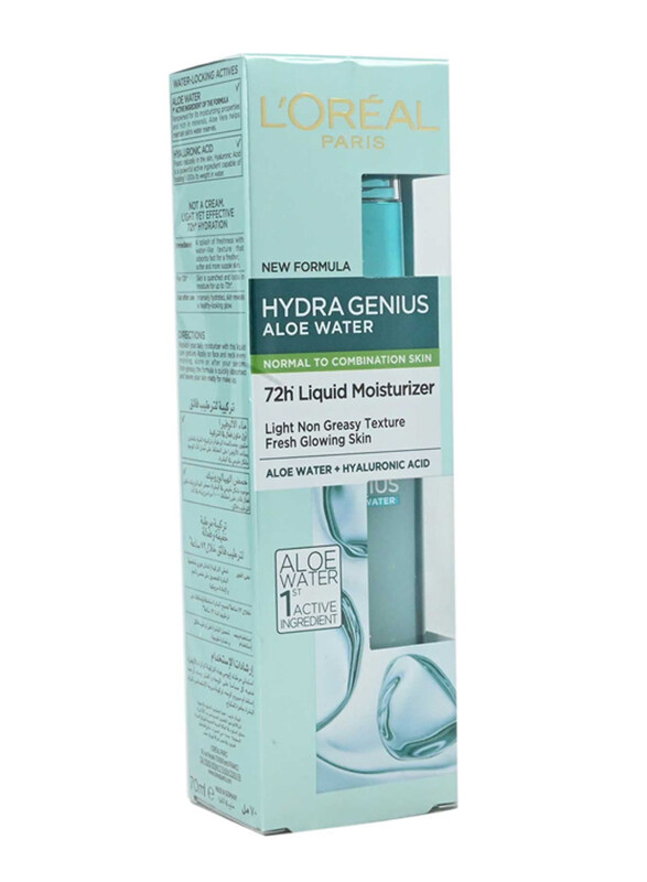 L'Oreal Paris L'Oreal De Hydra Genius Normal To Combination Skin Moisturizer, 70ml
L'Oreal Paris L'Oreal De Hydra Genius Normal To Combination Skin Moisturizer, 70ml
