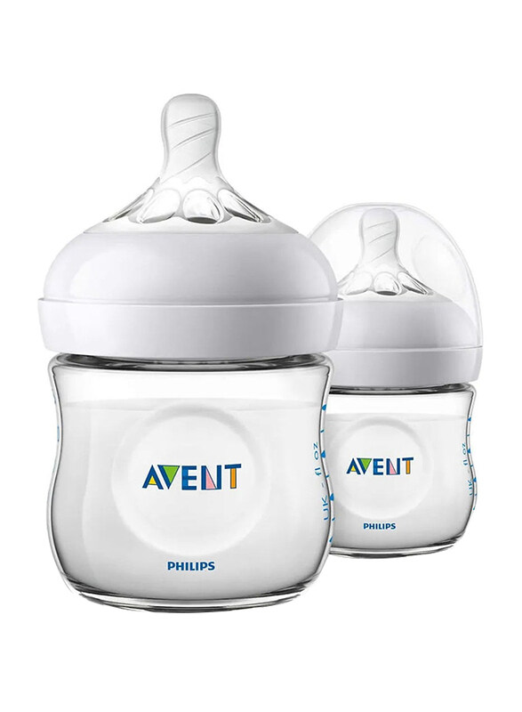 Avent Natural 2.0 Baby Feeding Bottle, 1+ Month, 2 Bottle x 125ml, Scf030/27, White
Avent Natural 2.0 Baby Feeding Bottle, 1+ Month, 2 Bottle x 125ml, Scf030/27, White