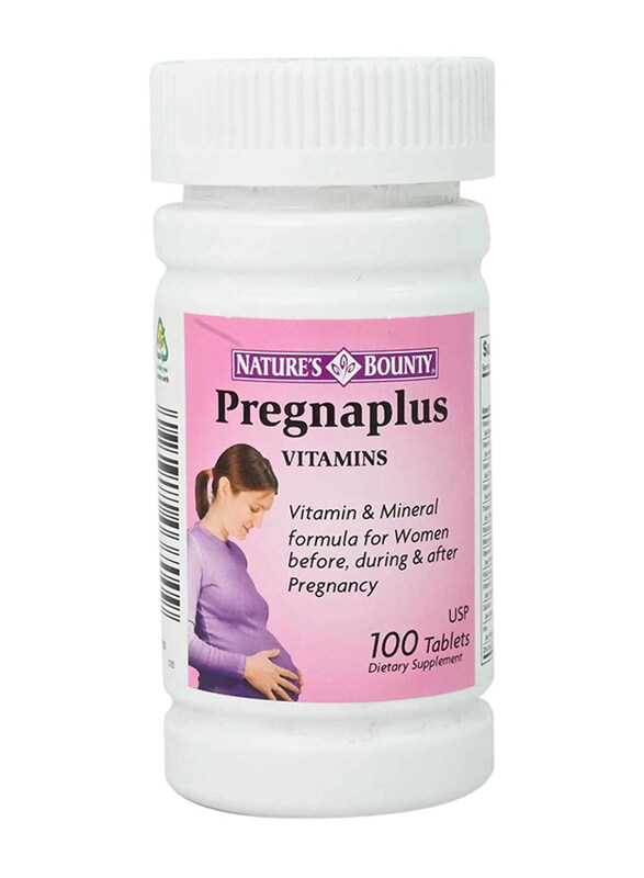 Nature's Bounty Natures Bounty Pregnaplus Vitamin Dietary Supplement, 100 Capsules
Nature's Bounty Natures Bounty Pregnaplus Vitamin Dietary Supplement, 100 Capsules