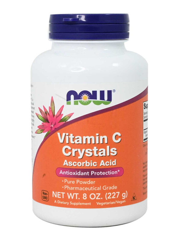 Now Vitamin C Crystals Antioxidant Protection Powder Dietary Supplement, 1000mg, 227g
Now Vitamin C Crystals Antioxidant Protection Powder Dietary Supplement, 1000mg, 227g