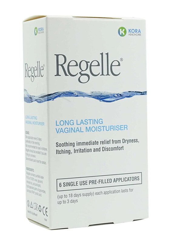 Regelle Long Lasting Vaginal Moisturizer Pre-Filled Applicator Gel, 6.5g, 6 Pieces
Regelle Long Lasting Vaginal Moisturizer Pre-Filled Applicator Gel, 6.5g, 6 Pieces