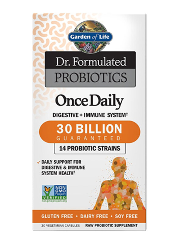 Garden of Life Dr. Formulated Probiotics Digestive & Immune System Supplement, 30 Capsules
Garden of Life Dr. Formulated Probiotics Digestive & Immune System Supplement, 30 Capsules