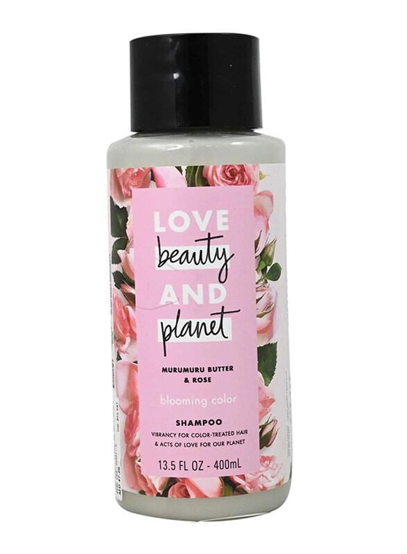 Love Beauty and Planet Love Beauty & Planet Murumuru Butter & Rose Blooming Color Shampoo for Coloured Hair, 400ml
Love Beauty and Planet Love Beauty & Planet Murumuru Butter & Rose Blooming Color Shampoo for Coloured Hair, 400ml