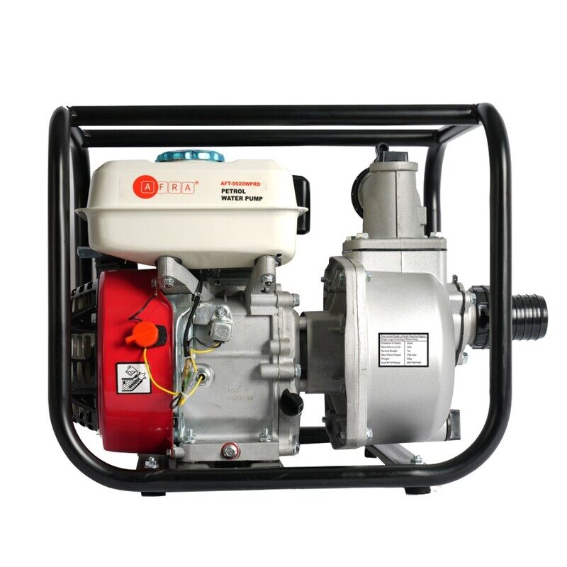 AFRA Petrol Water Pump, 2 Inch Outlet, 6.5hp, Recoil Start, 168FB Engine, Low Noise, Accessories Included.
AFRA Petrol Water Pump, 2 Inch Outlet, 6.5hp, Recoil Start, 168FB Engine, Low Noise, Accessories Included.