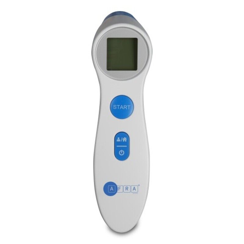 AFRA Japan, Infrared Forehead Thermometer, AF-301ITG, Non-Contact, White, Gun Type, 2 Year Warranty
AFRA Japan, Infrared Forehead Thermometer, AF-301ITG, Non-Contact, White, Gun Type, 2 Year Warranty