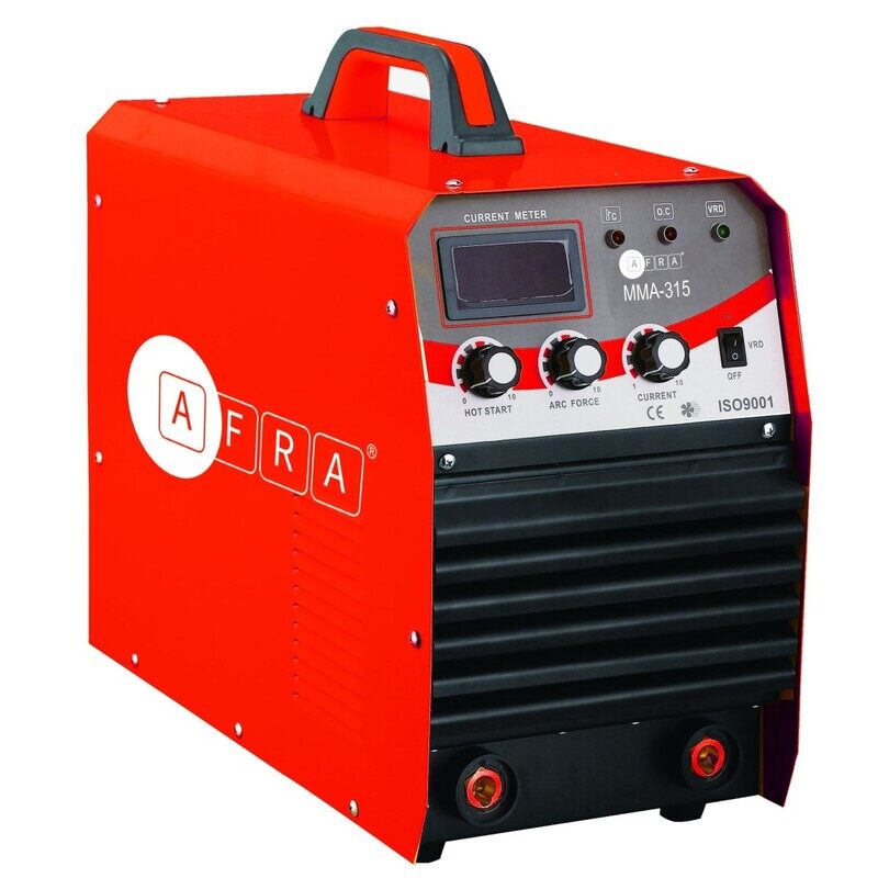 AFRA INVERTER WELDER, 240 V, 315A Maximum, Anti-Stick, Anti-Force, Hot Start, ARC-Force, Accessories Included,Model AFT-0315WMRD, 1 Year Warranty
AFRA INVERTER WELDER, 240 V, 315A Maximum, Anti-Stick, Anti-Force, Hot Start, ARC-Force, Accessories Included,Model AFT-0315WMRD, 1 Year Warranty