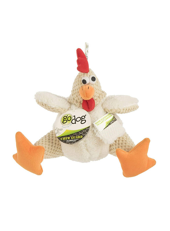 Go Dog Silent Checkers Fat Roaster Plush Dog Toy with Chew Guard Technology, Mini, White
Go Dog Silent Checkers Fat Roaster Plush Dog Toy with Chew Guard Technology, Mini, White
