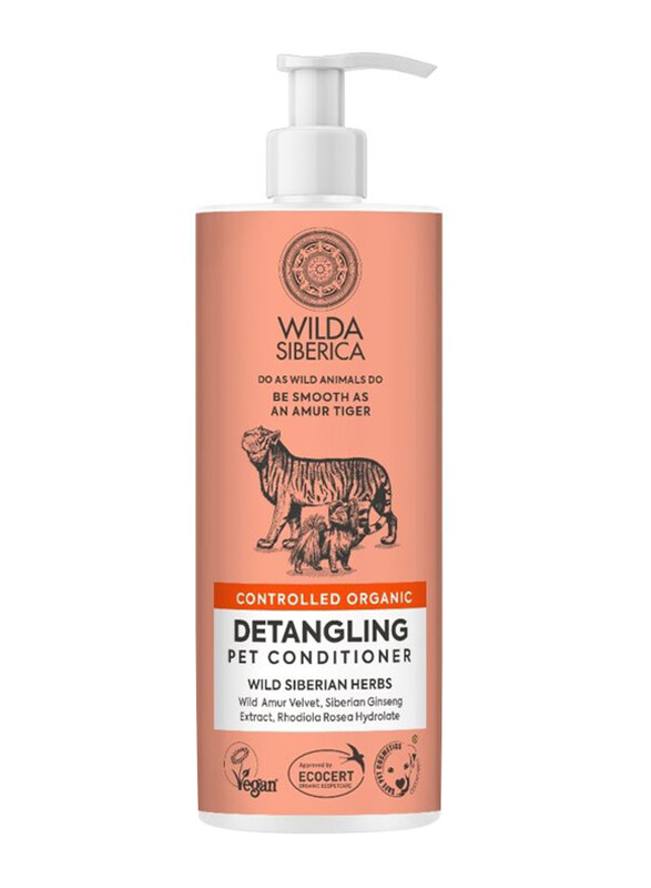 Wilda Siberica Controlled Organic Natural & Vegan Detangling Pet Conditioner, 400ml, Peach
Wilda Siberica Controlled Organic Natural & Vegan Detangling Pet Conditioner, 400ml, Peach