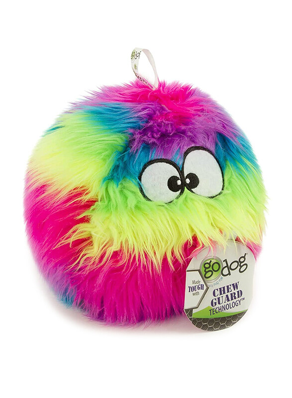 Go Dog Furballz Rainbow Plush Dog Toy with Chew Guard Technology, Large, Multicolour
Go Dog Furballz Rainbow Plush Dog Toy with Chew Guard Technology, Large, Multicolour