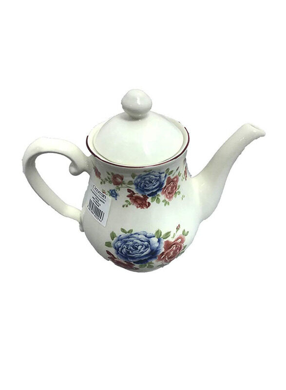 Claytan 965ml Cottage Roses Ceramic Tea Pot with Lid, CLA.CR022453, White
Claytan 965ml Cottage Roses Ceramic Tea Pot with Lid, CLA.CR022453, White