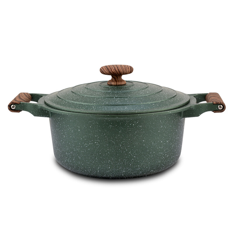 Nava Die cast aluminum low casserole Omega with lid and nonstick stone coating 26cm
Nava Die cast aluminum low casserole Omega with lid and nonstick stone coating 26cm