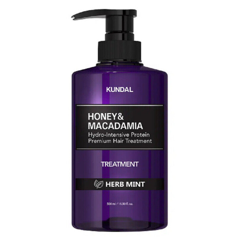 Kundal Honey and Macadamia Hydro-Intensive Protein Premium Hair Treatment Herb Mint, 500ml
Kundal Honey and Macadamia Hydro-Intensive Protein Premium Hair Treatment Herb Mint, 500ml