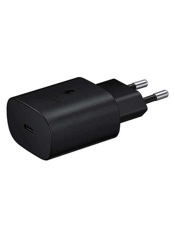 Samsung 25W USB Type-C Super Fast Charging Travel Adapter, EP-TA800NBEGGB, Black
Samsung 25W USB Type-C Super Fast Charging Travel Adapter, EP-TA800NBEGGB, Black