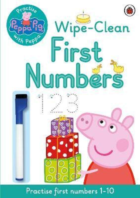 Peppa Pig: Practise with Peppa: Wipe-Clean First Numbers, Paperback Book, By: Peppa Pig
Peppa Pig: Practise with Peppa: Wipe-Clean First Numbers, Paperback Book, By: Peppa Pig