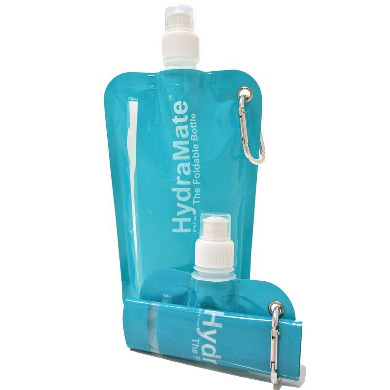 HydraMate Foldable Water Bottle - Collapsible Water Bottles 750ml Water Pouch. Roll Up, Lightweight, Soft, Squeezable, BPA FREE Folding Bottle for Tra
HydraMate Foldable Water Bottle - Collapsible Water Bottles 750ml Water Pouch. Roll Up, Lightweight, Soft, Squeezable, BPA FREE Folding Bottle for Tra
