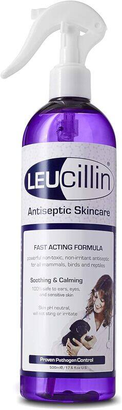 Leucillin Natural Antiseptic Spray - Antibacterial Antifungal Antiviral for Dogs Cats All Animals Itchy Skin Minor Wound Care and Skin Health 500ml
Leucillin Natural Antiseptic Spray - Antibacterial Antifungal Antiviral for Dogs Cats All Animals Itchy Skin Minor Wound Care and Skin Health 500ml
