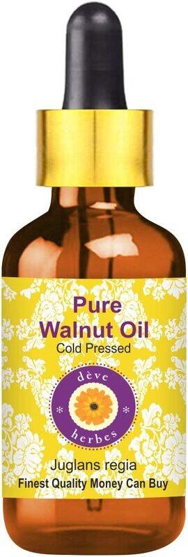 Deve Herbes Pure Walnut Oil with Glass Dropper 100% Natural Therapeutic Grade Cold for Personal Care, 15ml
Deve Herbes Pure Walnut Oil with Glass Dropper 100% Natural Therapeutic Grade Cold for Personal Care, 15ml