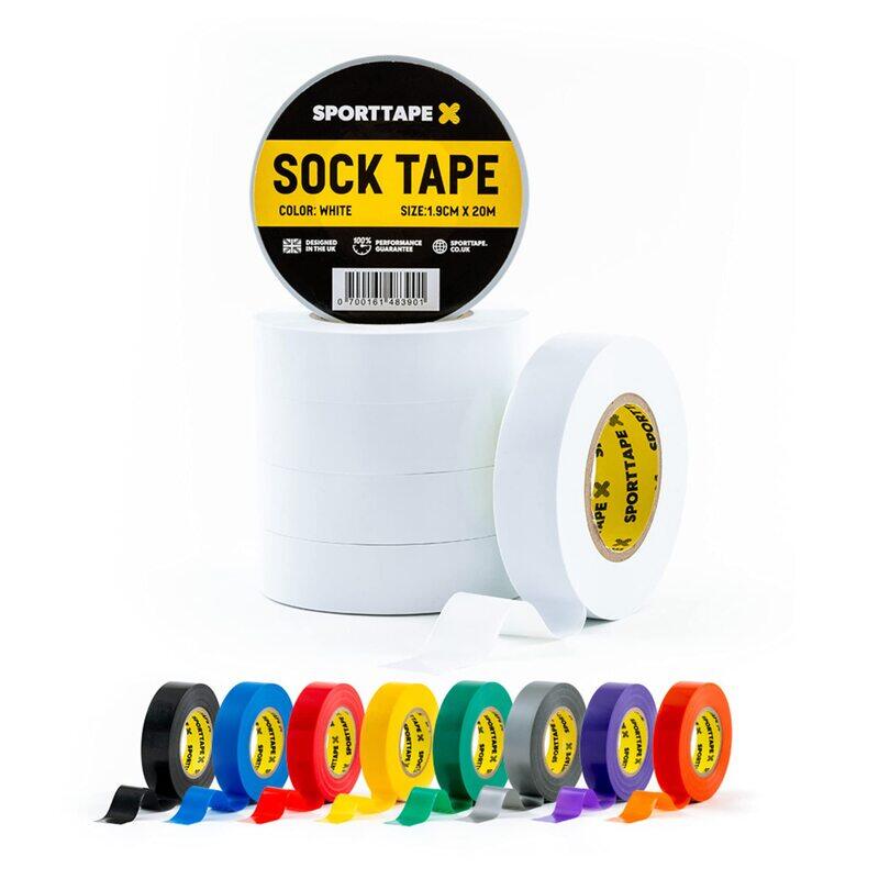 6 Rolls - SPORTTAPE Sock Tape - White - 1.9cm x 20m - PVC Football Soccer Rugby Boot Tape - Best for Keeping Up Socks and Securing Shin Pads, Shin Gua
6 Rolls - SPORTTAPE Sock Tape - White - 1.9cm x 20m - PVC Football Soccer Rugby Boot Tape - Best for Keeping Up Socks and Securing Shin Pads, Shin Gua