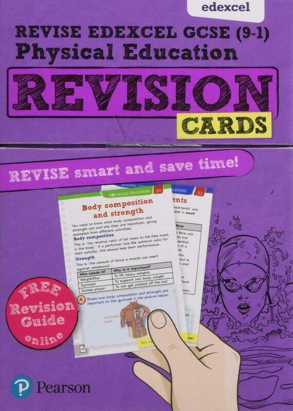 Pearson REVISE Edexcel GCSE (9-1) Physical Education Revision Cards: for home learning, 2022 and 2023 assessments and exams
Pearson REVISE Edexcel GCSE (9-1) Physical Education Revision Cards: for home learning, 2022 and 2023 assessments and exams