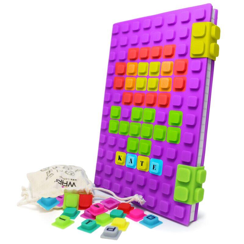 Waff Personalized Journal Notebook, 100 Lego Cubes, 190 Lined Pages, Large A5, Purple
Waff Personalized Journal Notebook, 100 Lego Cubes, 190 Lined Pages, Large A5, Purple