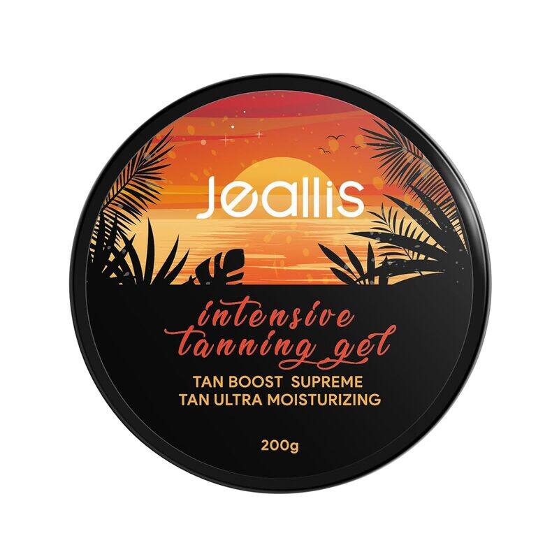 Jeallis Extreme Dark Intensive Tanning Luxe Gel Pineapple, Tan Accelerator for Outdoor Sun and Tanning Beds, Sun Tan Intensifier with Dark Carrot Sun
Jeallis Extreme Dark Intensive Tanning Luxe Gel Pineapple, Tan Accelerator for Outdoor Sun and Tanning Beds, Sun Tan Intensifier with Dark Carrot Sun