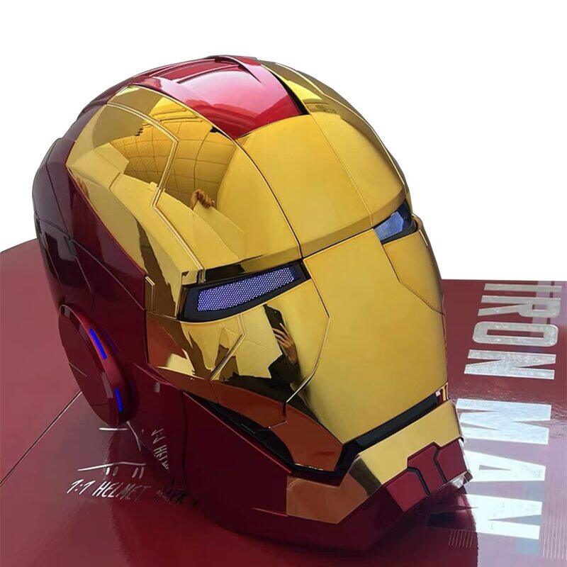 AUGMAXI Iron-man Helmet Wearable Mark 5 Mask Voice Control Open/Close Helmet with Sounds & LED Eyes Collectibles Statue Model Birthday Christmas Gift
AUGMAXI Iron-man Helmet Wearable Mark 5 Mask Voice Control Open/Close Helmet with Sounds & LED Eyes Collectibles Statue Model Birthday Christmas Gift