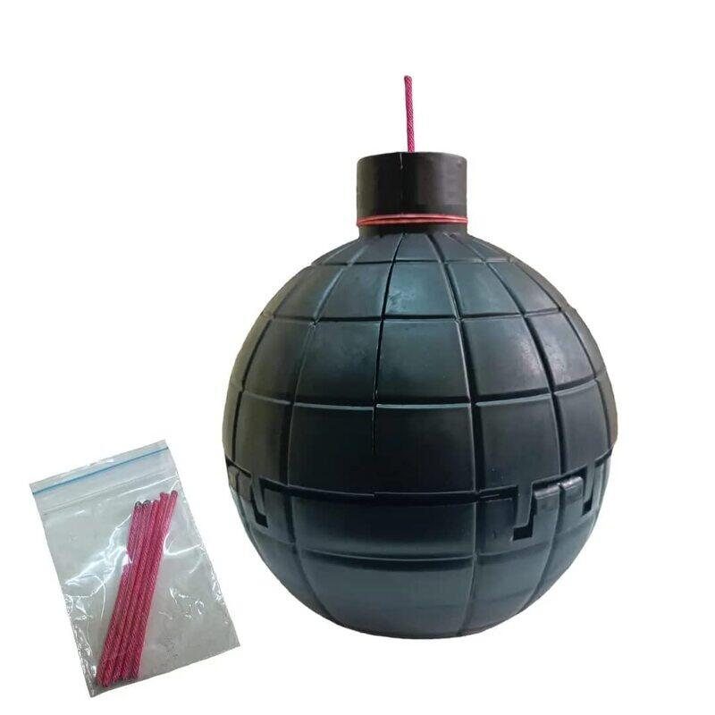 Bake Mitra Bomb Shaped Cake box Reusable Surprise Bomb Shaped Cake Gift Box for All Occasions Personalized Cake Bomb (With 5 wicks extra)
Bake Mitra Bomb Shaped Cake box Reusable Surprise Bomb Shaped Cake Gift Box for All Occasions Personalized Cake Bomb (With 5 wicks extra)