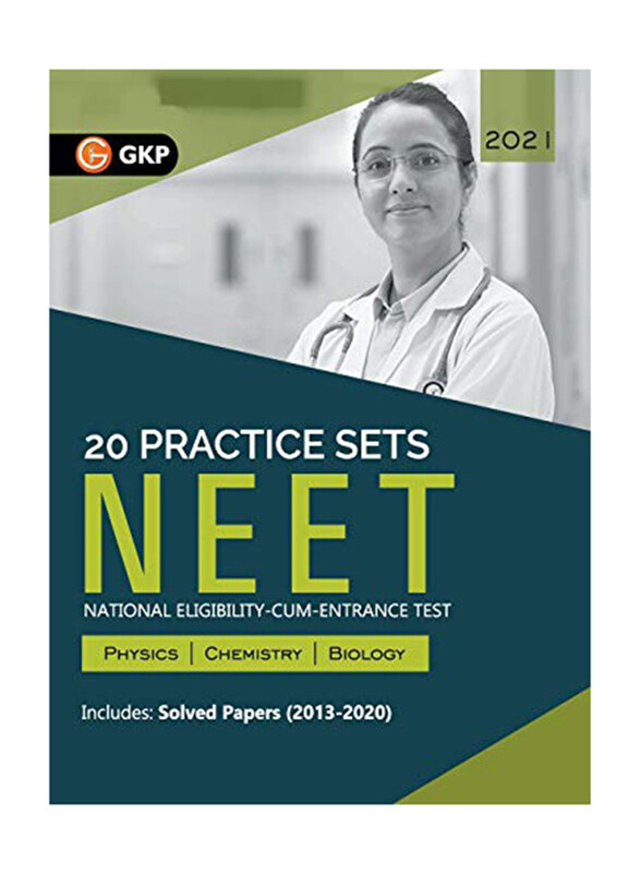 NEET 2021 - 20 Practice Sets, Includes Solved Papers 2013-2020 Book, Paperback Book, By: GKP
NEET 2021 - 20 Practice Sets, Includes Solved Papers 2013-2020 Book, Paperback Book, By: GKP