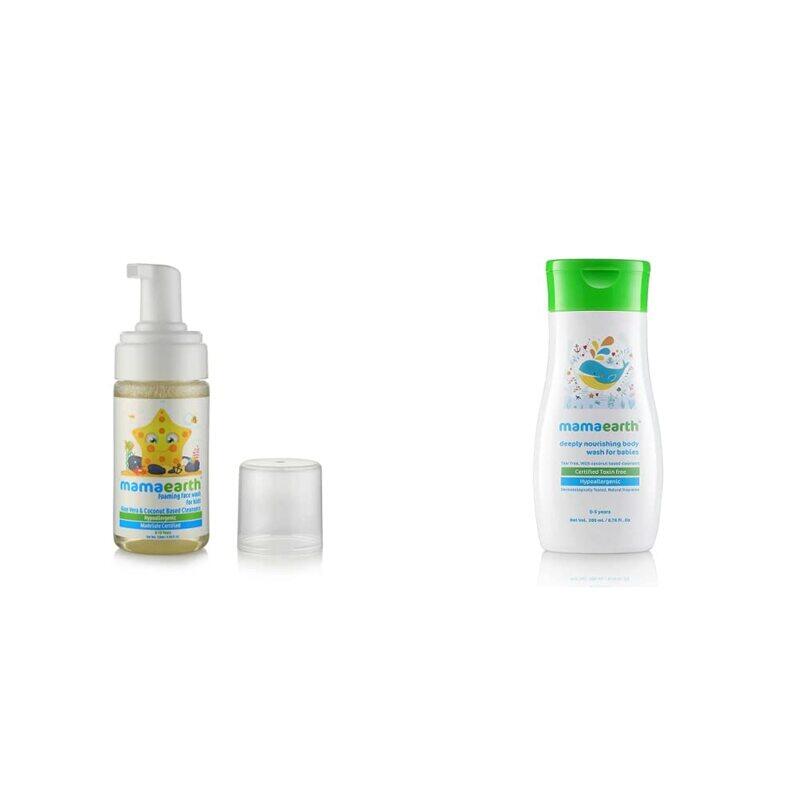 Mamaearth Foaming Baby Face Wash with Aloe Vera And Coconut Based Cleansers for Kids
Mamaearth Foaming Baby Face Wash with Aloe Vera And Coconut Based Cleansers for Kids