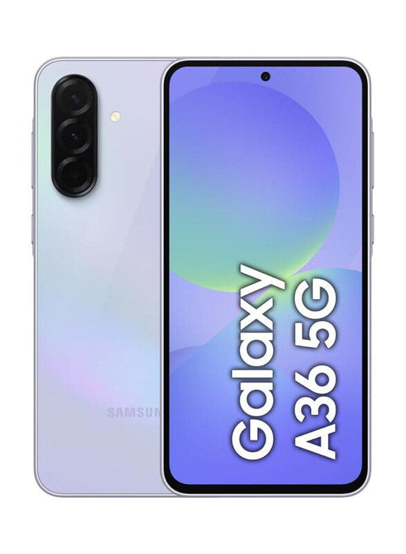 Samsung Galaxy A36 128GB Awesome Lavender, 8GB RAM, 5G, Dual Sim Smartphone, UAE Version
Samsung Galaxy A36 128GB Awesome Lavender, 8GB RAM, 5G, Dual Sim Smartphone, UAE Version