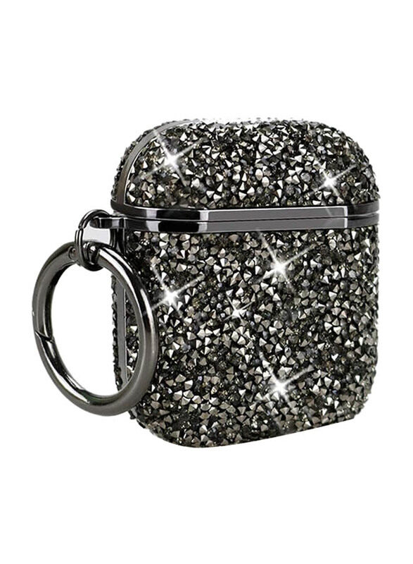 Generic Crystal Protective Wireless Charging Bling Glitter Drop Proof Protection Case Cover with Keychain and Cute Twist for Apple Airpod 1/2, Black
Generic Crystal Protective Wireless Charging Bling Glitter Drop Proof Protection Case Cover with Keychain and Cute Twist for Apple Airpod 1/2, Black