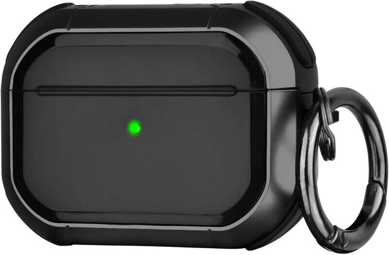 Generic Focus Full-Body Rugged Military Grade Protective Resilient Shock Absorption Design Durable Armor Case Cover with Keychain for Apple Airpod Pro, Black
Generic Focus Full-Body Rugged Military Grade Protective Resilient Shock Absorption Design Durable Armor Case Cover with Keychain for Apple Airpod Pro, Black