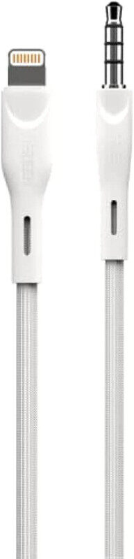 Green Lion 1.2-Meters Lightning Audio AUX Cable 2.4A, 3.5 mm Jack to Lightning Converter, White
Green Lion 1.2-Meters Lightning Audio AUX Cable 2.4A, 3.5 mm Jack to Lightning Converter, White