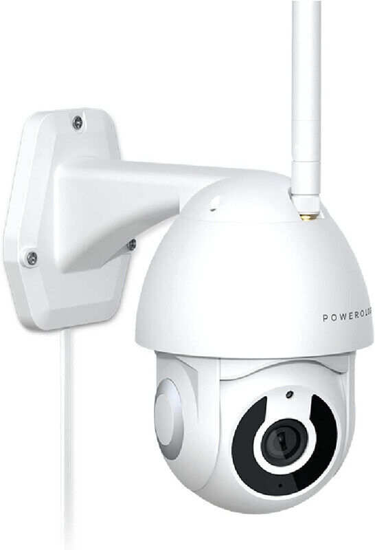 Powerology 360 Horizontal & Vertical Movement Wifi Smart Outdoor Camera, PSOWC360WH, White
Powerology 360 Horizontal & Vertical Movement Wifi Smart Outdoor Camera, PSOWC360WH, White