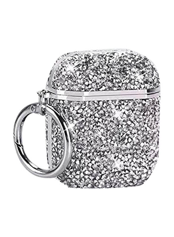 Generic Crystal Protective Wireless Charging Bling Glitter Drop Proof Protection Case Cover with Keychain and Cute Twist for Apple Airpod 1/2, Grey
Generic Crystal Protective Wireless Charging Bling Glitter Drop Proof Protection Case Cover with Keychain and Cute Twist for Apple Airpod 1/2, Grey