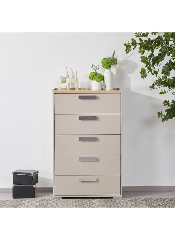 Danube Home Cardano Modern Design Multifunctional Storage Organiser Chest with 5 Drawers, Natural Oak/Champagne
Danube Home Cardano Modern Design Multifunctional Storage Organiser Chest with 5 Drawers, Natural Oak/Champagne